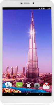 Ambrane AQ880 1 GB RAM 8 GB ROM 8 inch with 3G Tablet (White)