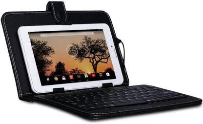 I Kall IK1 (1+8GB) Dual Sim Calling Tablet with Keyboard 1 GB RAM 8 GB ROM 7 inch with 3G Tablet (White)