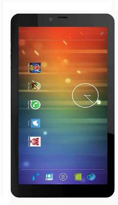 Vox V 105(512+8gb)- K 4.4.2 Android Kitkat (3g+3g) Dual Sim Calling Tablet With Keyboard 512 MB RAM 8 GB ROM 17.7 inch with 3G Tablet (White, Black)