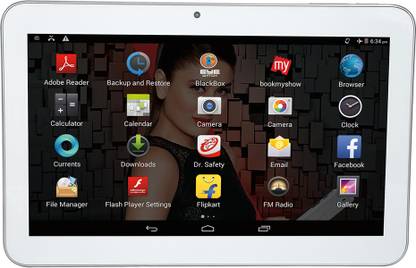 iball 1026-Q18 1 GB RAM 8 GB ROM 10 inch with 3G Tablet (White)
