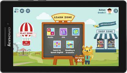 Lenovo CG Slate Grade 3-5 1 GB RAM 8 GB ROM 7 inch with Wi-Fi Only Tablet (Ebony)