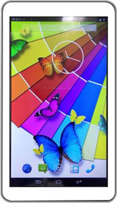 Vox 17.7cm Dual Sim 3G Dual Core HD Tablet Dual Camera Android 4GB with metallic body 512 MB RAM 4 GB ROM 17.7 cm with 3G Tablet (White)