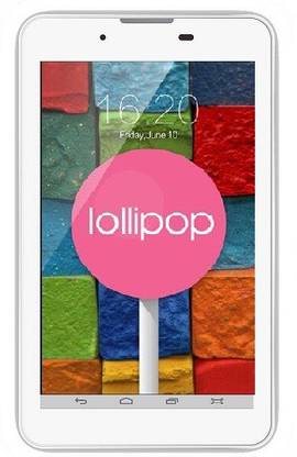 Vox V 106, 5.1 Android lollipop Dual sim calling tablet with (5+2)MP camera 1 GB RAM 8 GB ROM 7 inch with 3G Tablet (White)