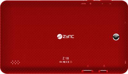 Zync Z18 Dual Core 2G Calling Tablet with Dual USB Keyboard 512 MB RAM 4 GB ROM 7 inch with Wi-Fi Only Tablet (Red)