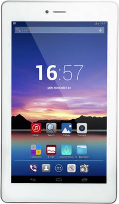Intel Millennium 3G Calling Intel atom processor 1GB RAM tablet 1 GB RAM 8 GB ROM 7 inch with 3G Tablet (White)