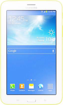 SAMSUNG Galaxy Tab 3 Neo - SM-T111NYKAINS 1 GB RAM 8 GB ROM 7 inch with 3G Tablet (White and Yellow)