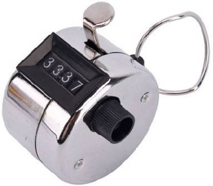 Gade Hand Held 4 Digit Manual Mechanical Click Analog Tally Counter