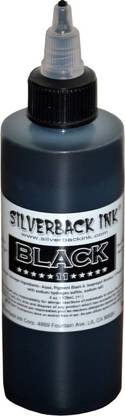 Mumbai Tattoo Silverback Ink (BLACK 11) - 4oz Tattoo Ink