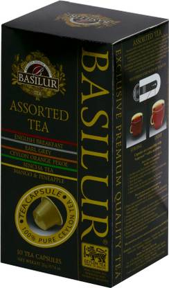 Basilur Capsule Assorted Black Tea Box