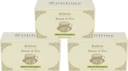 Sublime House of Tea White Tea With Raspberry Raspberry White Tea Box