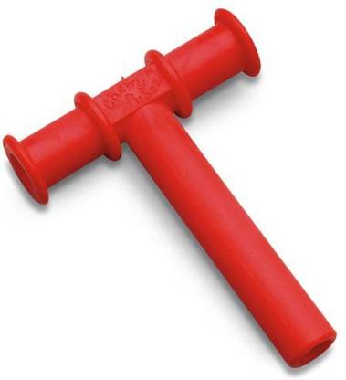 Chewy Tubes Red Smooth Teether