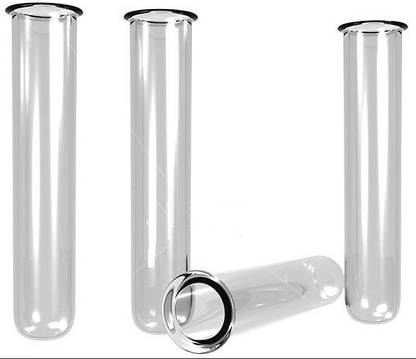 Saicor 55 ml Rimmed Borosilicate Glass Test Tube
