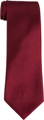 DnH Dnh Men'S Plain Broad Necktie Cherry Red B308 Solid Men Tie