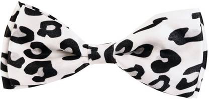 BLACKSMITH Leopard Whitedesign Bow Animal Print Men Tie