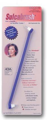 Sulcabrush Sulcabrush Handle (pack of 3) Extra Soft Toothbrush