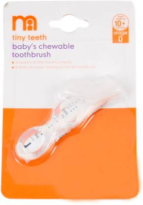 Mothercare Tiny Teeth Baby’s Chewable Toothbrush Soft Toothbrush