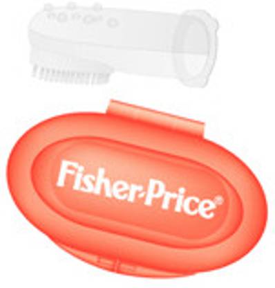 FISHER-PRICE Silicone Finger Tooth Brush with Case - Design 2 Soft Toothbrush
