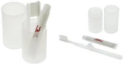 Moma Muji MoMA MUJI Japan Portable Cup &amp; Toothbrush &amp; Toothpaste Soft Toothbrush