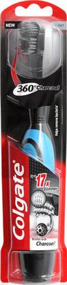 Colgate 360 Charcoal Battery Operated Soft Toothbrush