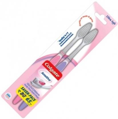 Colgate Sensitive Soft Toothbrush - 2 Pack Extra Soft Toothbrush