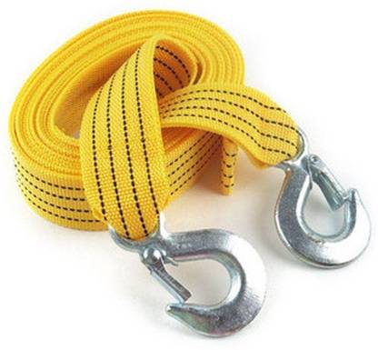 BIGWHEEL Car Van Truck Nylon Tow Rope Snatch Strap upto 3 Ton Capacity 3 m Towing Cable