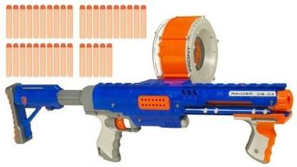 Hasbro Nerf N-Strike Raider Rapid Fire CS-35 Dart Blaster Guns & Darts