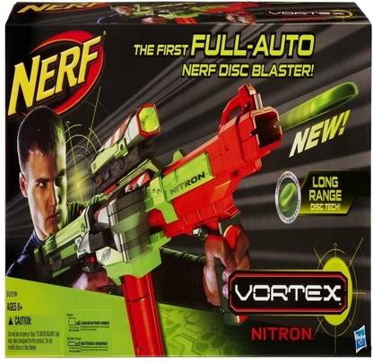 Nerf Vortex Nitron ? Disc Blaster Guns & Darts
