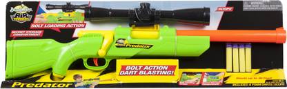 Buzz Bee Predator 
w/scope & 4 foam darts Guns & Darts