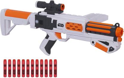 STAR WARS Nerf Episode VII First Order Stormtrooper Deluxe Blaster Guns & Darts