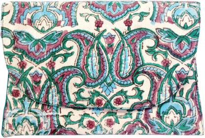 Viniyog Hand Block Printed Cotton Cash Organizer