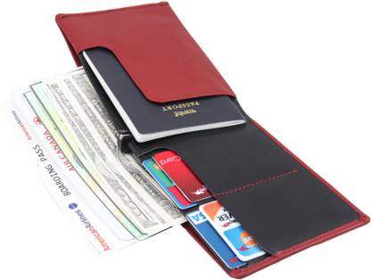 Kangoo Kangoo Travel Wallet Leather Passport Holder