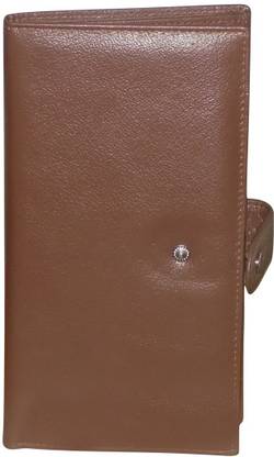 Kan Premium Quality Leather Document Holder/Long Wallet for Unisex