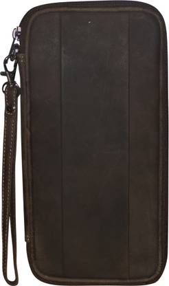 Kan Leather Travel Document Holder/Cheque Book Holder for Men and Women