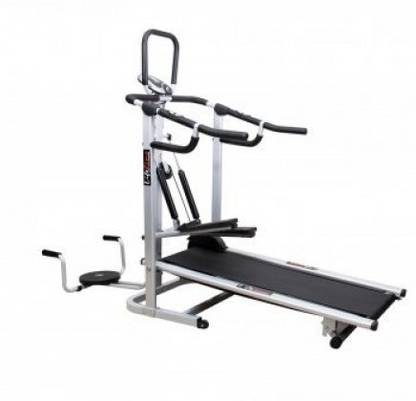 Lifeline 4 in 1 Deluxe Manual Treadmill (Max Weight:110 kg)