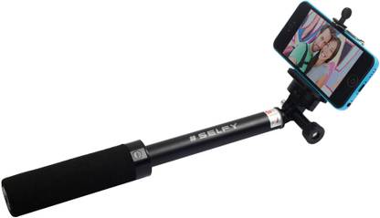 Voltaa #SELFY 2.0 Aluminium Stick with in-built Bluetooth Shutter for iPhone, Smartphone, GoPro & Camera Selfie Stick