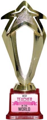 TROPHYDEAL Best Teacher In The World Bw-15 Trophy