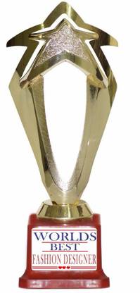 Box 18 WORLDS BEST FASHION DESIGNER 1550 Trophy