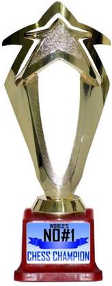 Box 18 WORLDS NO#1 CHESS CHAMPION Trophy