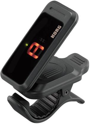 Korg PC-1 Pitchclip Chromatic Clip On Guitar Tuner With Guitar Capo & Guitar Strap