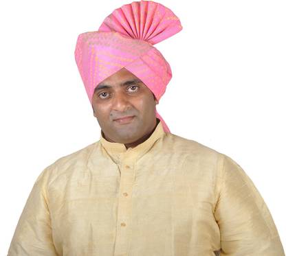 eKolhapuri Khadi Print Kolhapuri Pheta (Turban). Printed Pagri