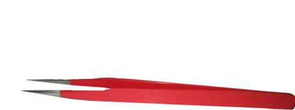 Arnav Pointed Tweezers Red Glossy