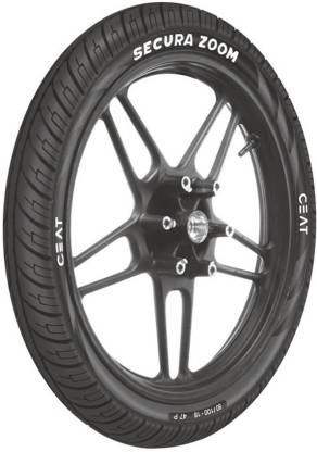 CEAT Secura Zoom+ 80/100-18 Front & Rear Two Wheeler Tyre