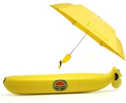Excluzy Banana Shape Folding Umbrella