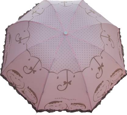 Blackguard 3 Fold Manual Open Smiley Face Umbrella