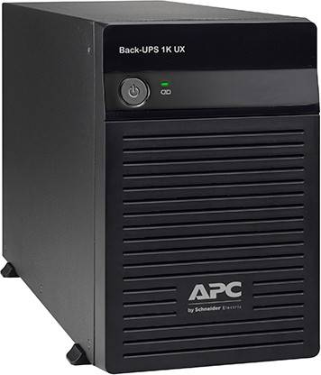 APC Back BX1000UXI 230 V Line-interactive Tower Model UPS with Overload Protection 4 Outlet Plugs