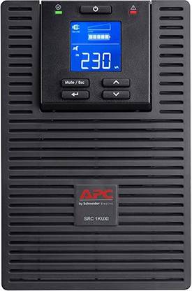 APC SRC1KI-IN 230 V Online/double-conversion Tower Model UPS with Overload Protection with Digital Display 3 Outlet Plugs