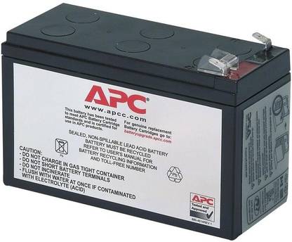 APC RBC2 12v 7 AH - Original Replacement 12 V Offline/Standby Tower Model UPS 2 Outlet Plugs