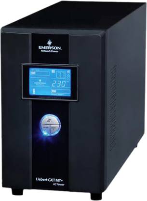 Emerson Network Power (India) Pvt. Ltd. GXT MT+CX 1kVA Long Backup UPS 230 V Online/double-conversion Tower Model UPS with Overload Protection with Digital Display 3 Outlet Plugs