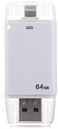 SRBPL USB White Color 64 GB iFlash Drive iPhone-C8 ZiPhone-B8 USB Flash Drive