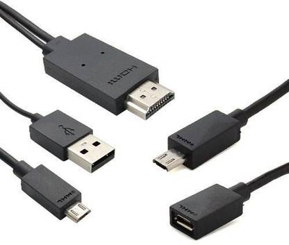 TECHGEAR 1080 P 5 Pin & 11 Pin Micro USB Mhl To HDMI Connector